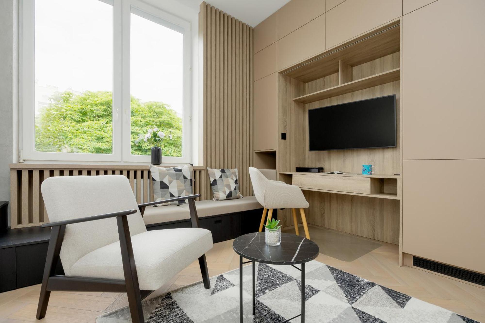 Przytulne Studio W Zielonej Okolicy Srodmiescia By Noclegi Renters Varsovia Exterior foto